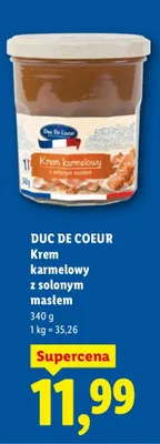 Krem karmelowy z solonym masłem promocja w Lidl