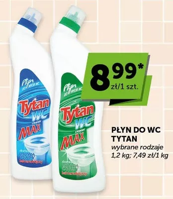 Płyn do WC TYTAN MAX promocja w Groszek