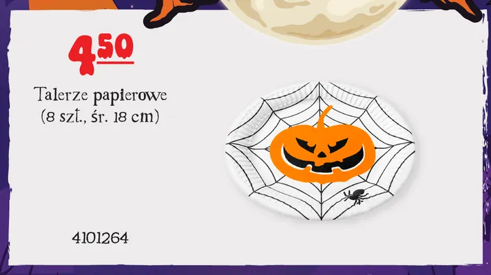 Talerze papierowe 18 cm promocja w MR. DIY