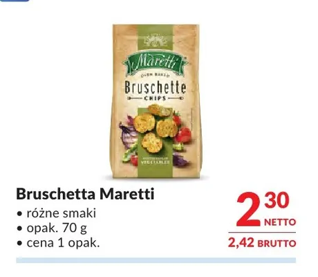 Bruschetta Maretti promocja w Makro
