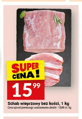 Schab wieprzowy bez kości promocja w Twój Market