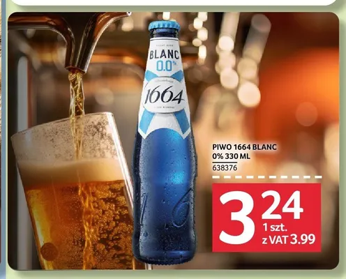 Piwo bezalkoholowe 1664 Blanc promocja w Selgros