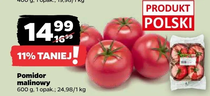 Pomidor malinowy promocja w Netto