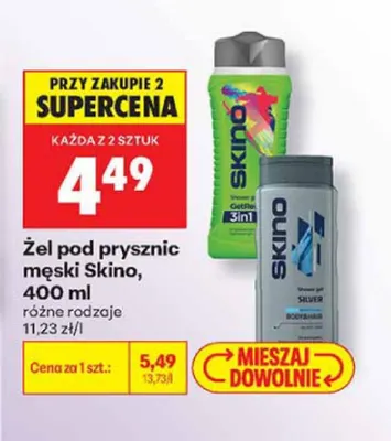 Żel pod prysznic męski Skino promocja w Biedronka