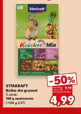 Kolba dla gryzoni 3 sztuki Vitakraft promocja w Kaufland