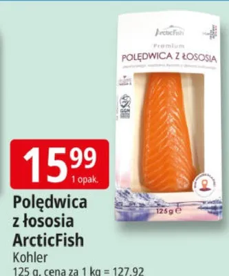 Polędwica z łososia promocja w Leclerc
