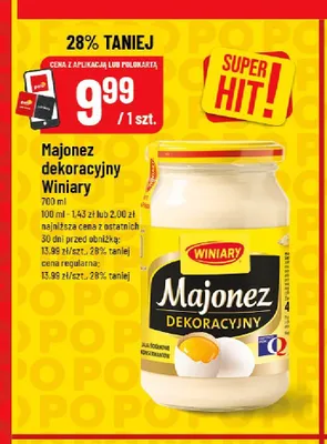 Majonez dekoracyjny Winiary promocja w POLOmarket