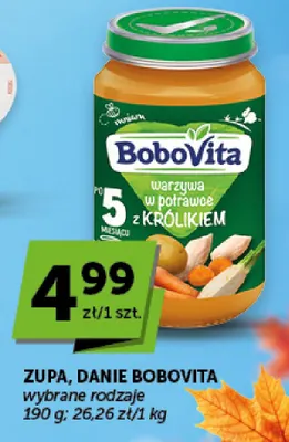 Zupa danie BoboVita promocja w Groszek