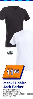 Męski T-shirt Jack Parker dekolt okrągły promocja w Action