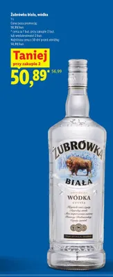 Wódka Żubrówka biała promocja w Lidl