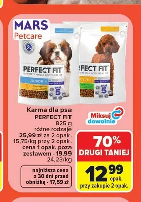 Karma dla psa Perfect Fit Sensitive promocja w Carrefour Market