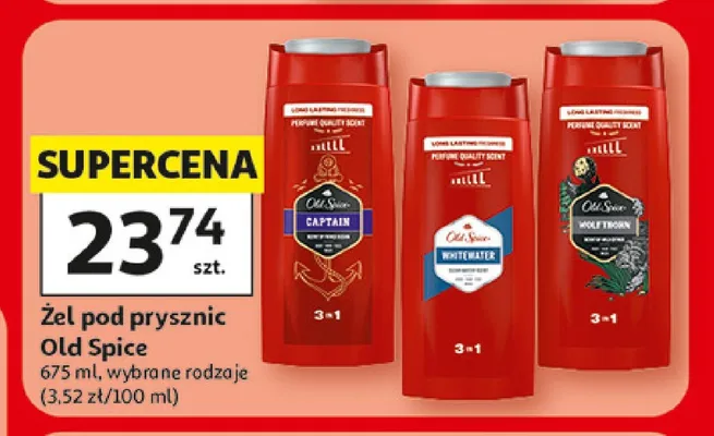 Żel pod prysznic Old Spice Wolfthorn promocja w Auchan