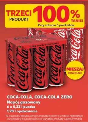 Napój gazowany Coca-cola Zero promocja w Kaufland