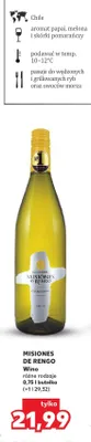 Wino Misiones de Rengo Chardonnay promocja w Kaufland