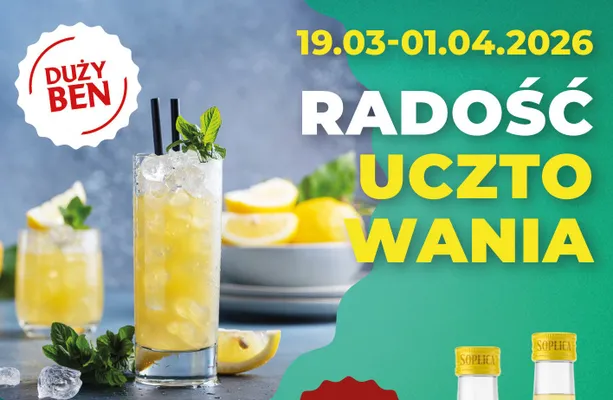 Soplica Cytryna Malinowa wybrane smaki promocja w Duży Ben