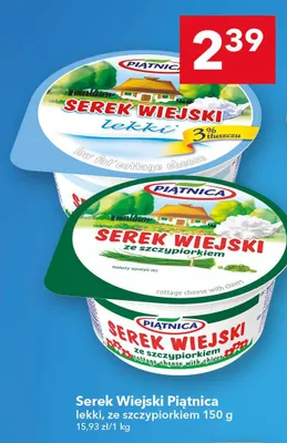 Serek wiejski lekki Piątnica promocja w LEWIATAN