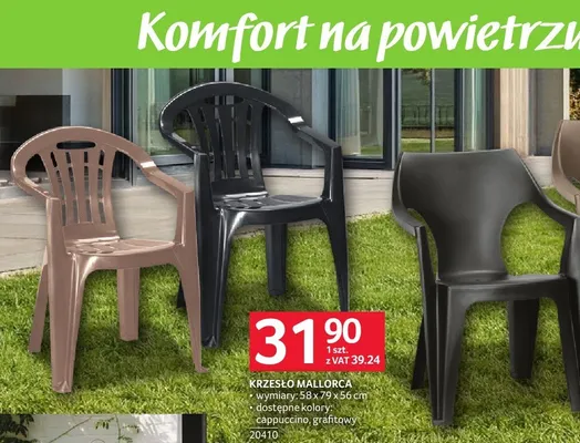 Krzesło Mallorca promocja w Selgros