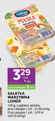 Sałatka warzywna Pulpa z jajkiem, polska promocja w Stokrotka