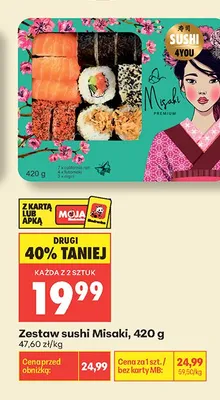 Zestaw sushi Misaki Sushi 4You promocja w Biedronka