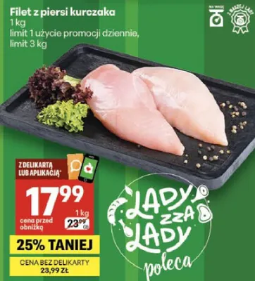 Filet z piersi kurczaka promocja w Delikatesy Centrum