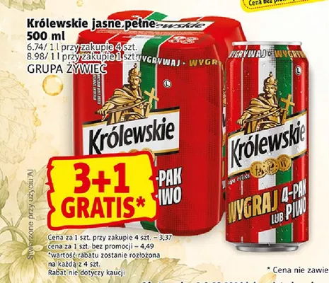 Piwo Królewskie promocja w Prim Market
