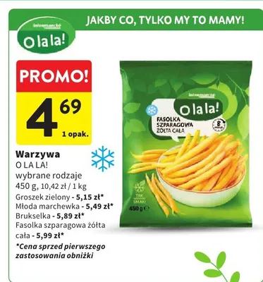 Warzywa O la la! wybrane rodzaje promocja w Intermarche