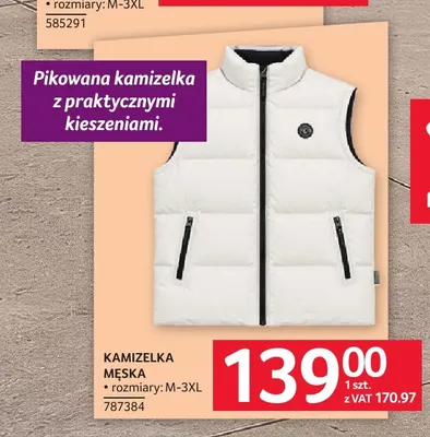 Kamizelka męska promocja w Selgros