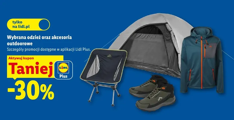 Wybrana odzież oraz akcesoria outdoorowe Crivit promocja w Lidl