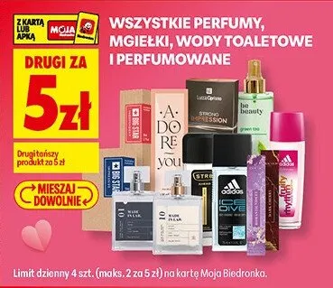 Perfumy, mgiełki, wody toaletowe promocja w Biedronka