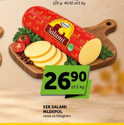 Ser salami Mlekpol promocja w ABC