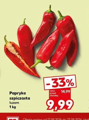 Papryka szpiczasta promocja w Kaufland