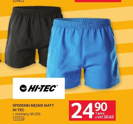 Spodenki męskie Matt Hi-Tec promocja w Selgros