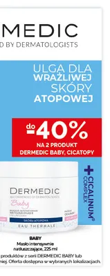 Masło intensywnie natłuszczające Baby Dermedic promocja w Ziko Dermo