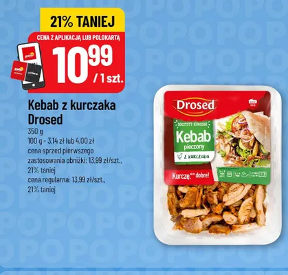 Kebab z kurczaka Drosed promocja w POLOmarket