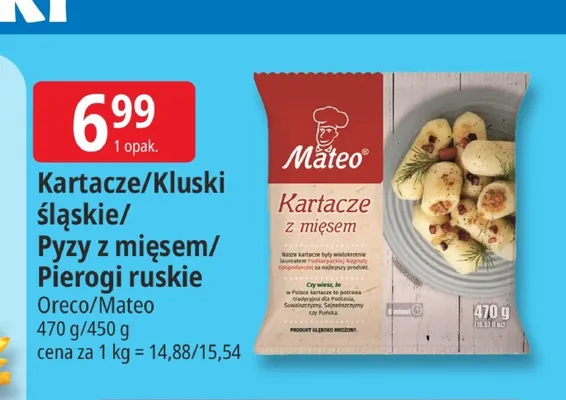 Pierogi ruskie Mateo promocja w Leclerc