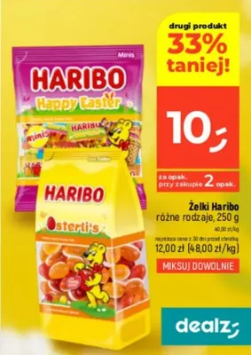 Żelki Haribo Ostereier promocja w Dealz