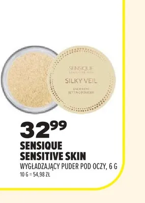 Wygładzający puder pod oczy Sensique Sensitive Skin promocja w Drogerie Natura