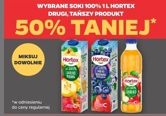 Soki 100% 1L promocja w Netto