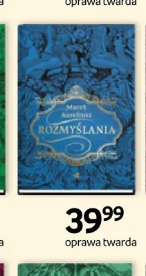 Książka Rozmyślania oprawa twarda promocja w Empik