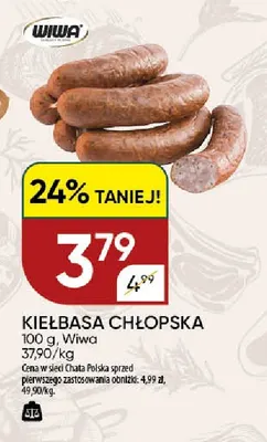 Kiełbasa chłopska Wiwa promocja w Chata Polska