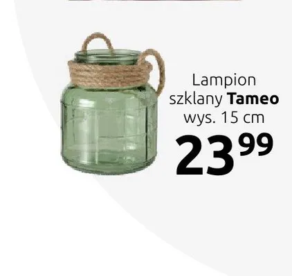 Lampion szklany Tameo wys. 15cm promocja w Black Red White