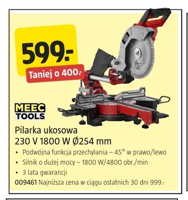 Pilarka ukosowa Meec Tools promocja w Jula