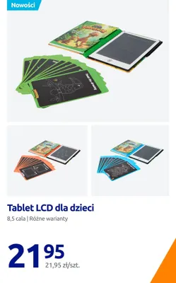 Tablet LCD dla dzieci 8,5 cala promocja w Action