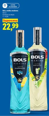 Wódka smakowa Bols Marine Kamikaze promocja w Lidl