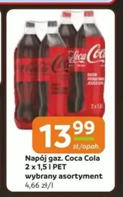 Napój gazowany Coca Cola 2-pak 1,5l PET promocja w Gama