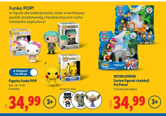 Zestaw figurek z kolekcji Psi Patrol 2 zestawy do wyboru promocja w Lidl
