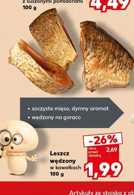 Leszcz wędzony w kawałkach promocja w Kaufland