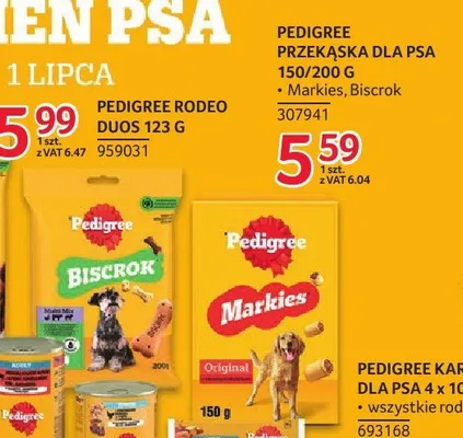 Przekąska dla psa Pedigree Markies promocja w Selgros