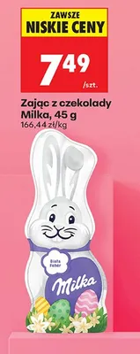 Zając z czekolady promocja w Biedronka