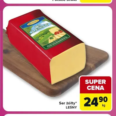 Ser żółty Leśny promocja w Carrefour Market
